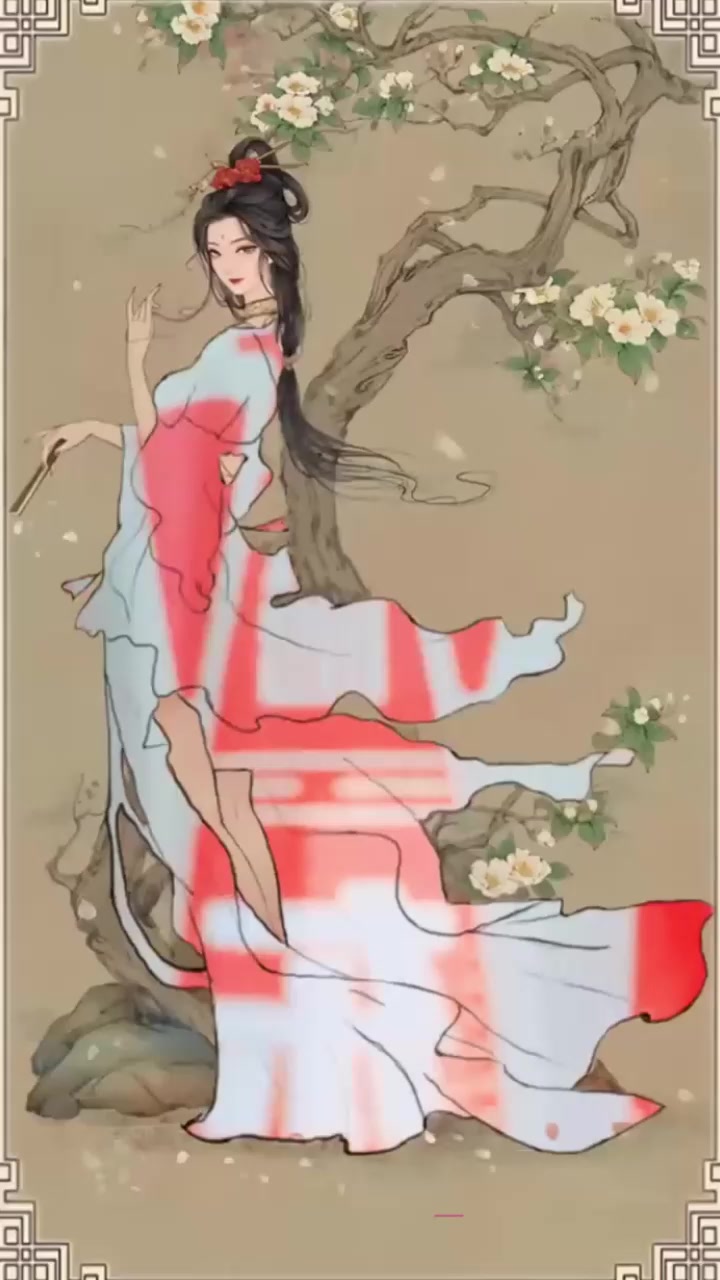 全网爆火万福图揭秘 古风美女旗袍暗藏色情 多种骚穴掀起全网追捧