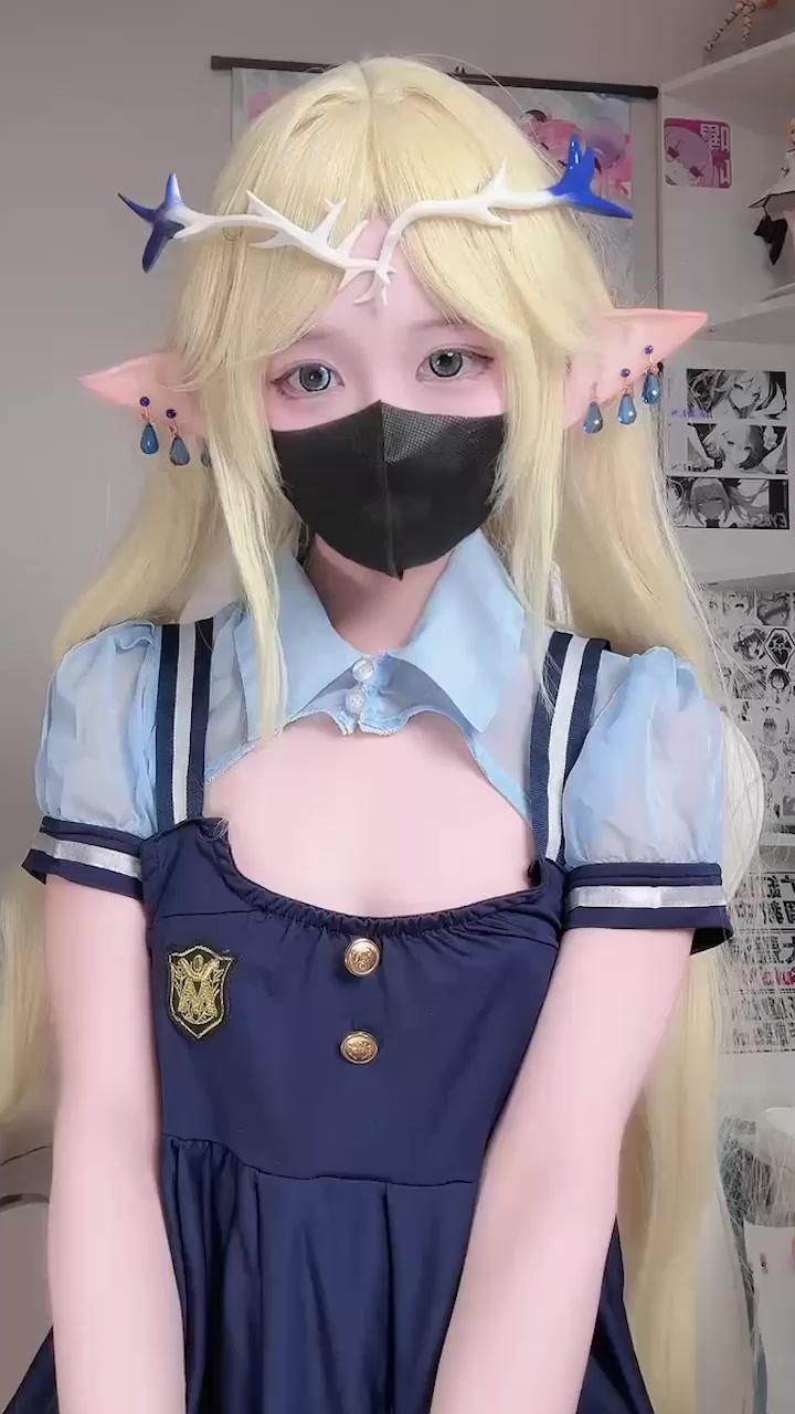 人形魅魔 小月喵 私拍福利 cos卡提希娅 白虎嫰逼超性感 不愧为纯欲系萌妹！