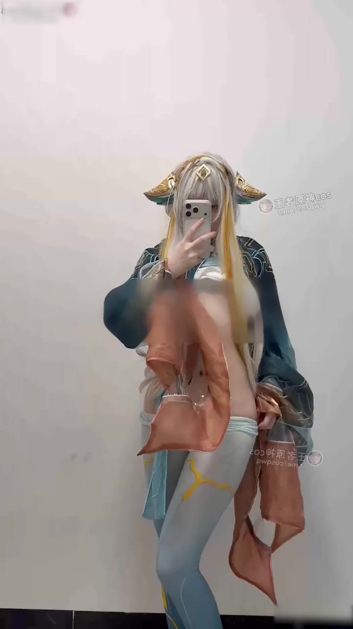 极品福利姬 湉酱 cos王者荣耀少司缘巫礼祀神 水晶假屌自慰抽插白虎骚穴高潮淫叫1