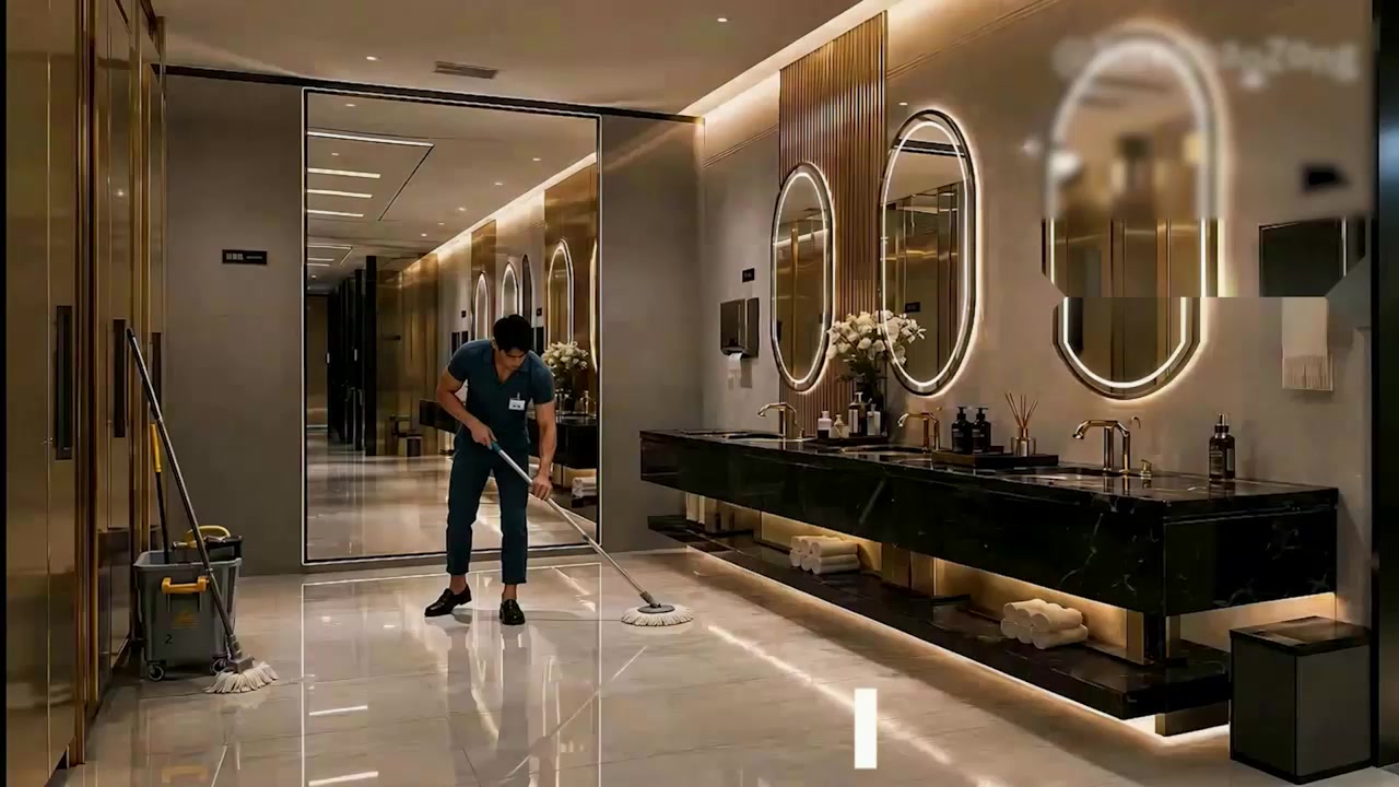 现代都市丽人 AI短剧 1-2集 清洁工厕所偶遇白领整理内裤 捂嘴强奸猛干骚穴