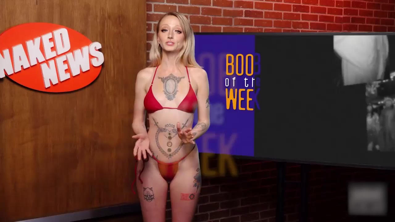 全球最炸裂的裸体新闻频道上线！欧美顶级裸体女主播一丝不挂播报热点 奶子晃荡蜜穴闪光 性感指数爆表！