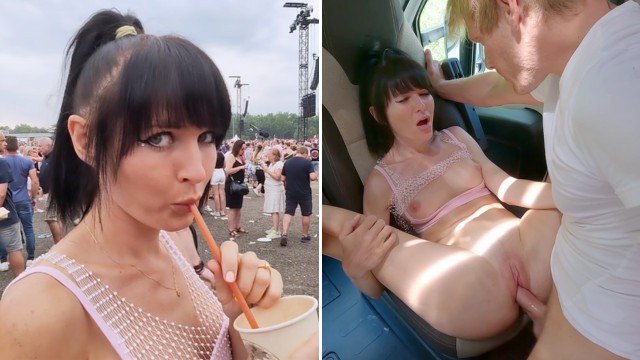 节日女孩在露营车里狠狠地操了!!双射精到巨大的喷出阴户