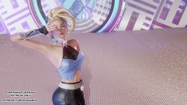 [MMD] Aespa - Drama - Akali Sexy Kpop Dance League of Legends Hentai Uncensored 4K 60FPS