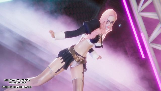 [MMD] Love It - Seraphine Sexy Kpop Dance League of Legends Hentai Uncensored 4K 60FPS
