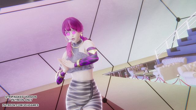 [MMD] MAMAMOO - Starry Night Evelynn Sexy Kpop Dance League of Legends Hentai Uncensored 4K 60FPS