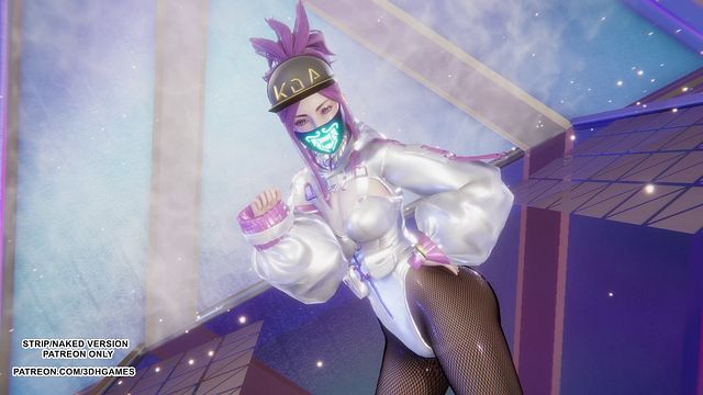 [MMD] Aespa - Supernova Akali Hot Kpop Dance League of Legends Uncensored Hentai