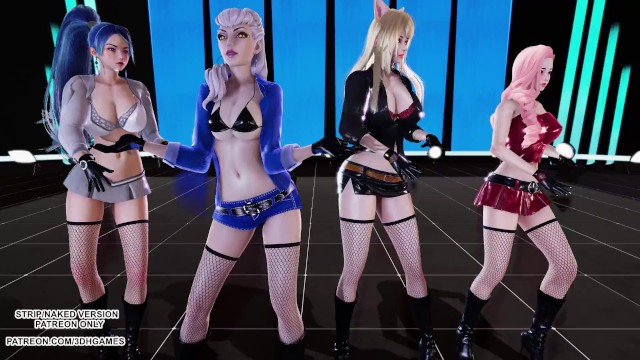 [MMD] GIRL CRUSH OPPA-你相信我吗 阿狸伊芙琳 凯莎 塞拉芬 性感 Kpop 舞蹈 4K 60FPS