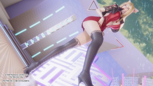 [MMD] SUNMI - TAIL Ahri Sexy Kpop Dance League of Legends Hentai Uncensored 4K 60FPS