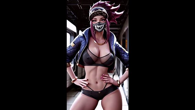 Akali's Sassy Dance (EXID - Ah Yeah) | LOL | 3D Dance
