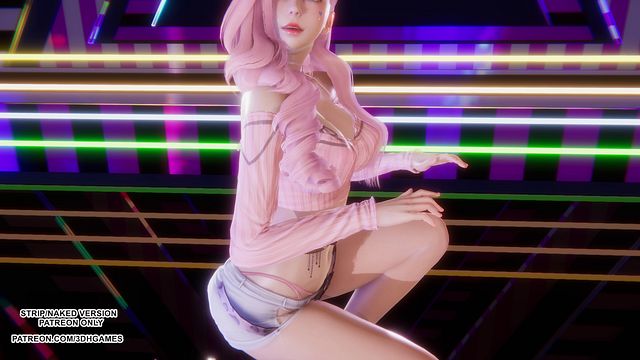 [MMD] Dia - Woo Woo Seraphine Hot Kpop Dance League of Legends Hentai