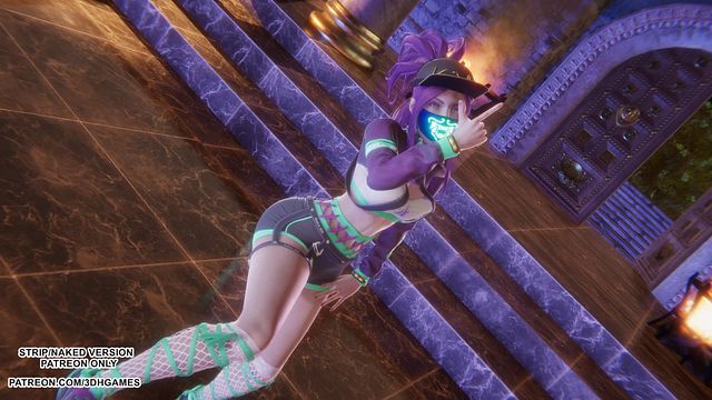 [MMD] MEOVV - HANDS UP Akali Sexy Dance League of Legends Hentai Uncensored 4K 60FPS