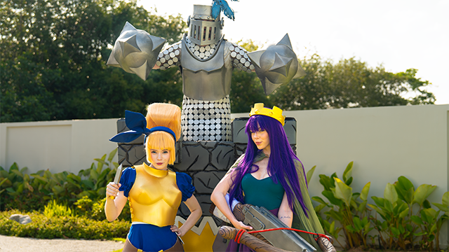 皇室战争cosplay: 巨骑士为匕首公爵夫人紧湿穴而战！