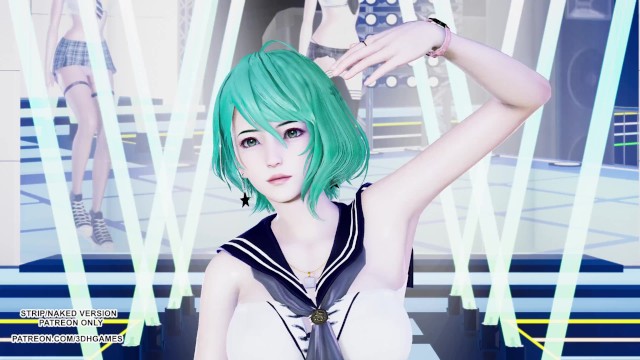 [MMD] 甩掉热辣的青少年性感舞蹈 4K 校服
