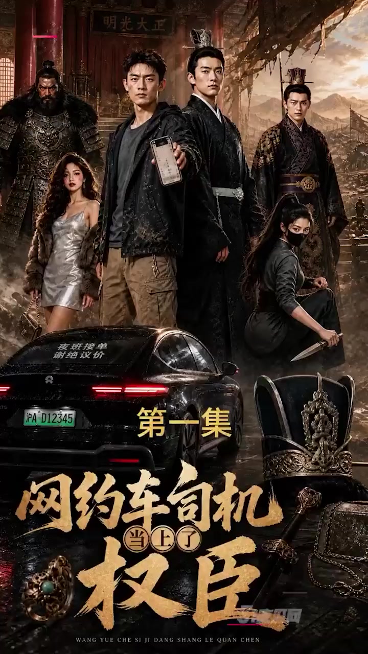 AI成人短剧 网约车司机当上了权臣 第1-3集 穿越当权臣开荤 后宫美女多P轮流上阵！