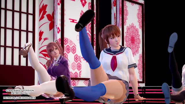 [MMD] Masked Bitch Honoka Katsumi Tamaki DOA Hot Dance