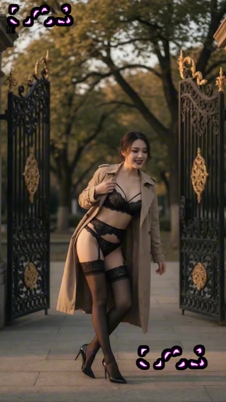 AI成人短剧 公园猎艳 黑丝美熟女户外勾引人夫 绿帽老婆旁观全程！