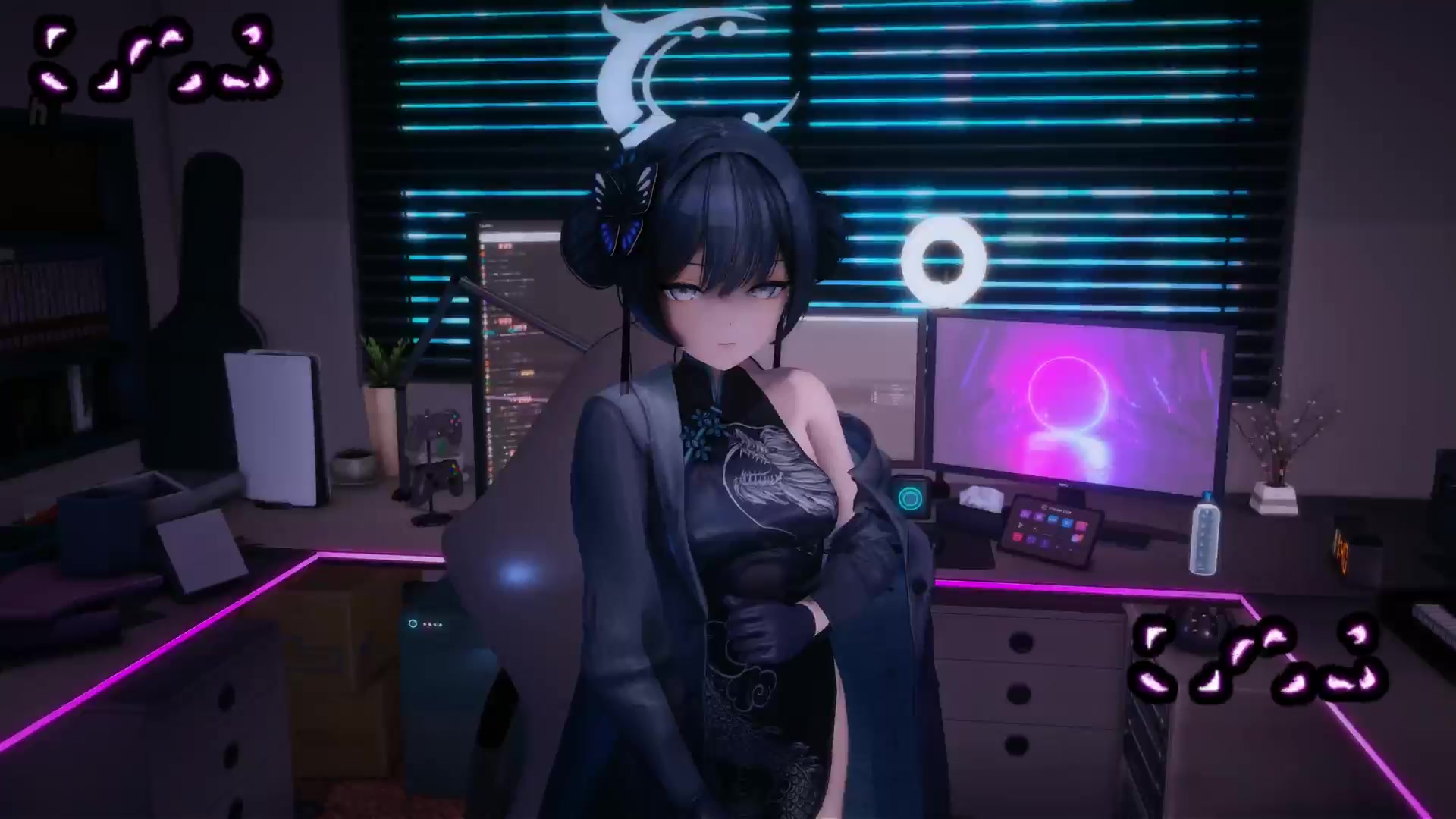 3D无码成人动漫 碧蓝档案 龙华妃咲 喝药化为成熟期身材 黑旗袍被巨物完全贯穿