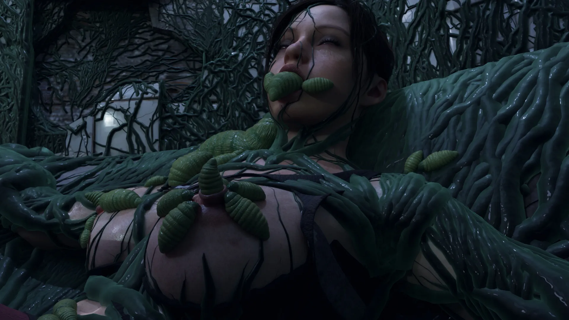 The Infestation of Claire Redfield (5 Min Cut)