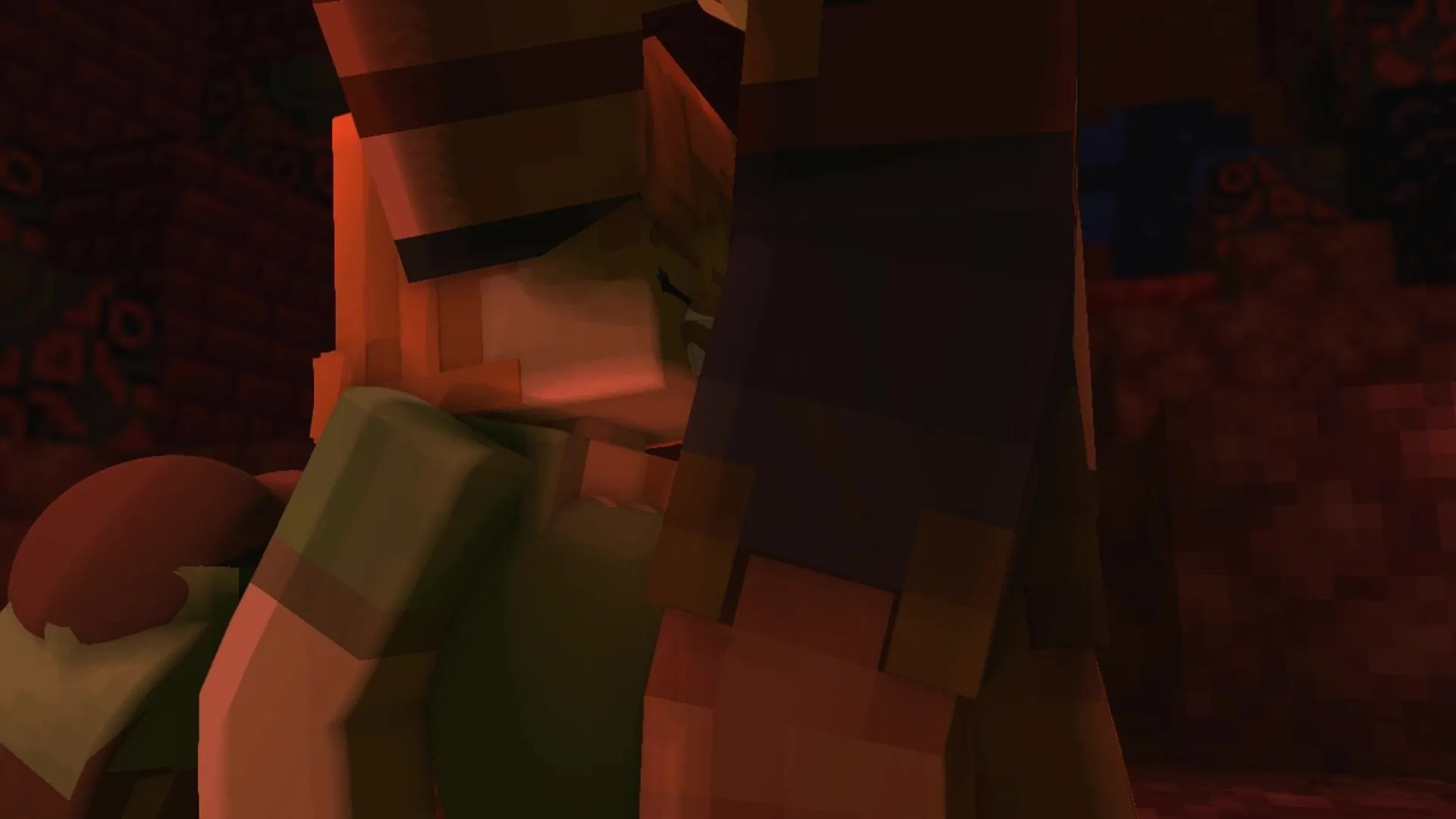 Alex first time with Nether