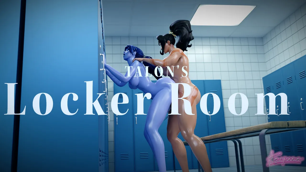 Talon's Locker Room (Widowmaker x Vendetta OverwatchFutanari animation)
