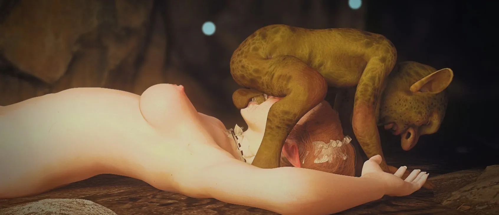 Pretty Elf Forced To Take A Big Load