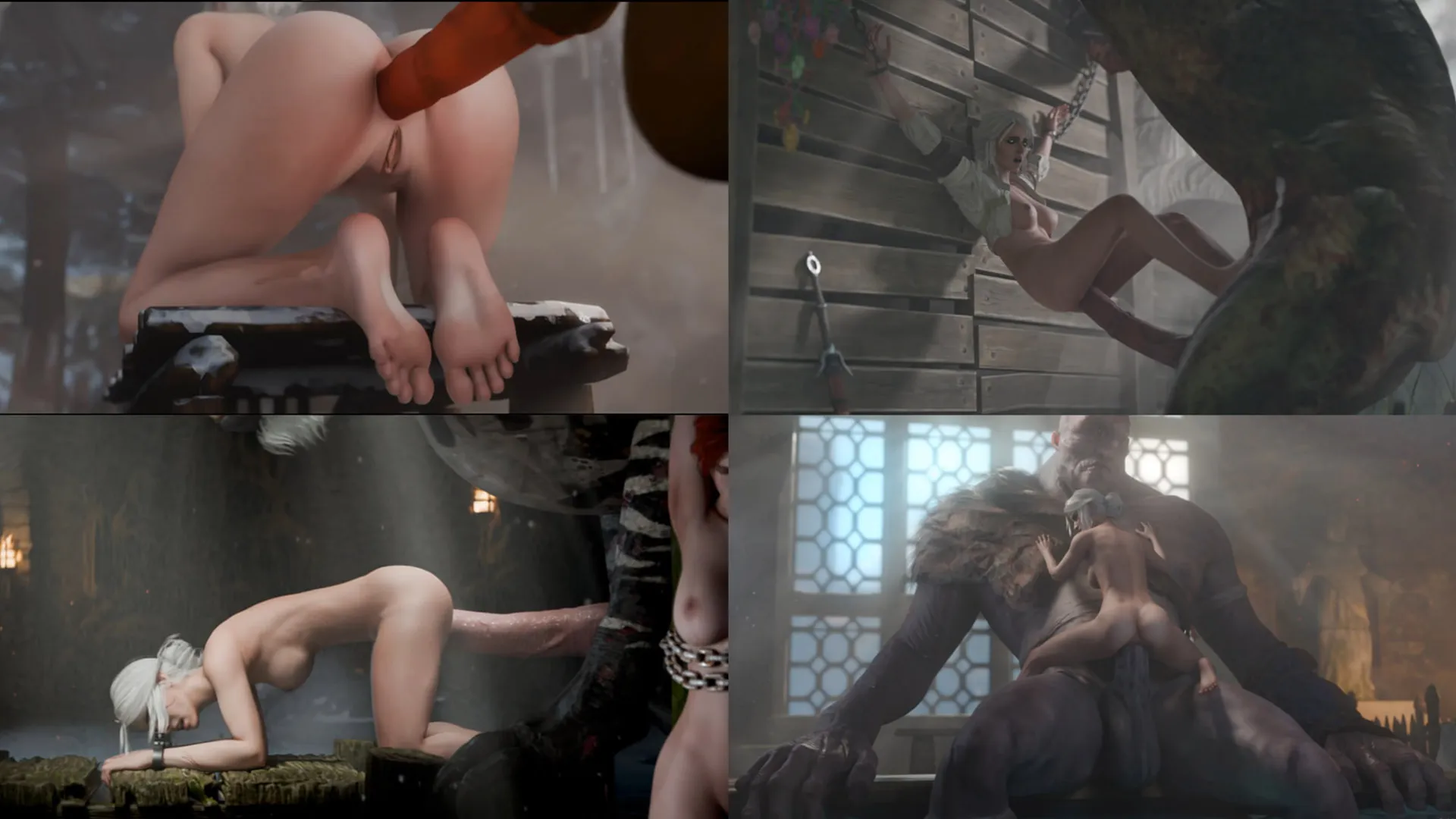 Ciri and the Big Monsters [2K] [60FPS] [UNCENSORED]