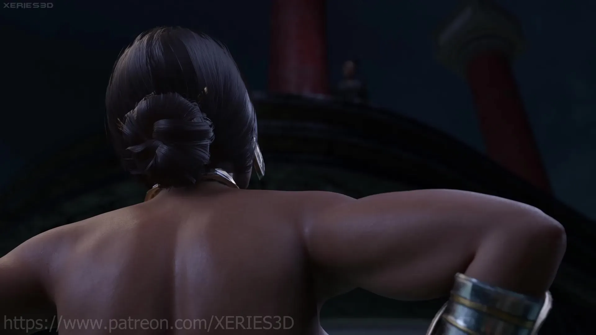 Wonder Woman taking advantage of Catwoman