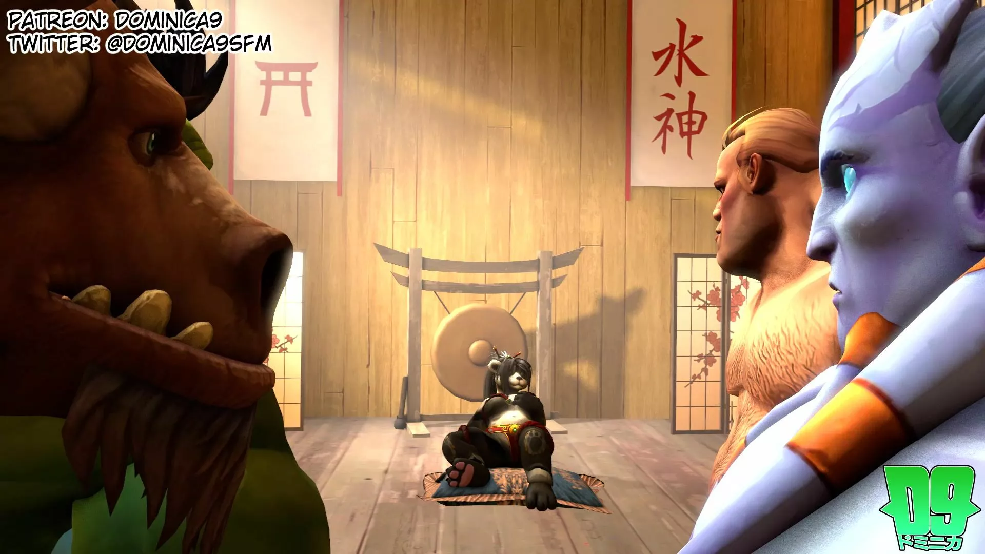Pandaren gets Gangbanged in Sex Competition