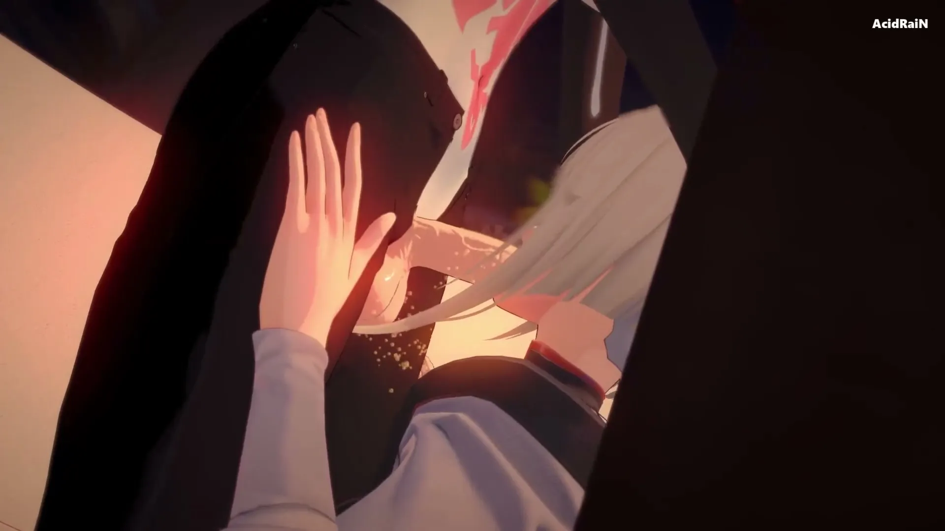 Lucy x Futa Rebecca having fun (WuWa x Cyberpunk) sex video