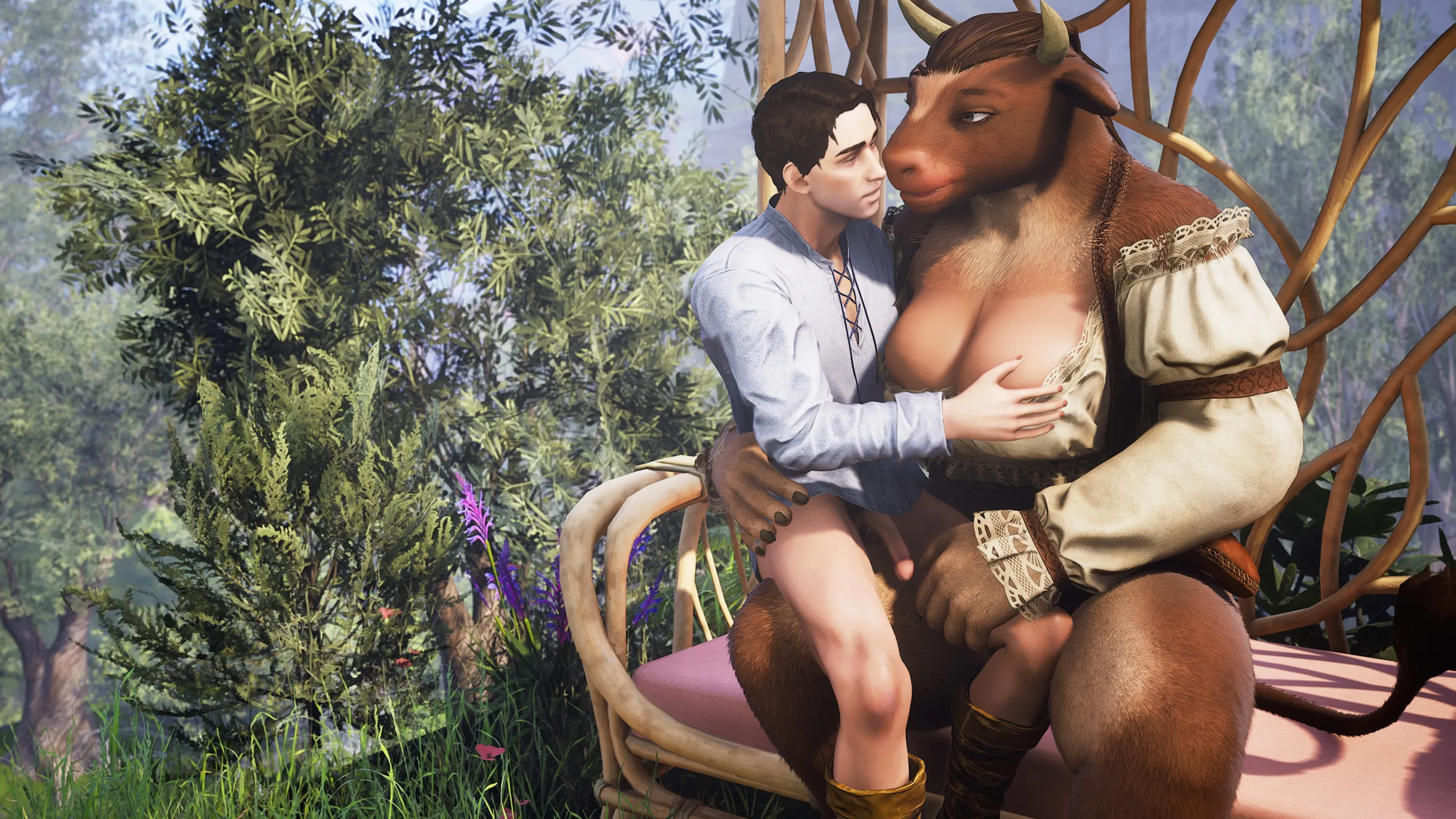 Where Summer Smells Sweet – The Gentle Giantess Cow Girl