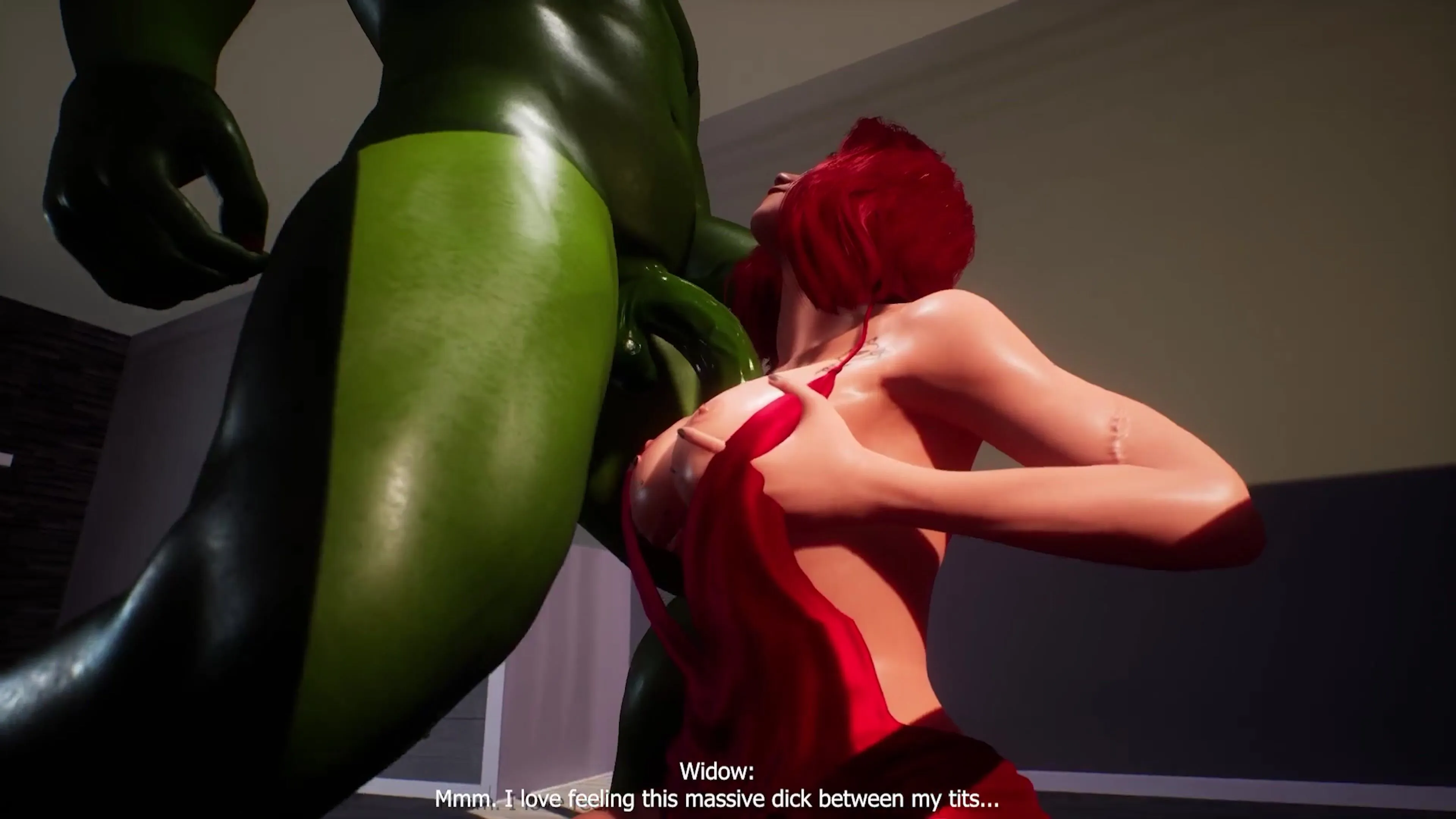 Hulk Smashing Black Widow
