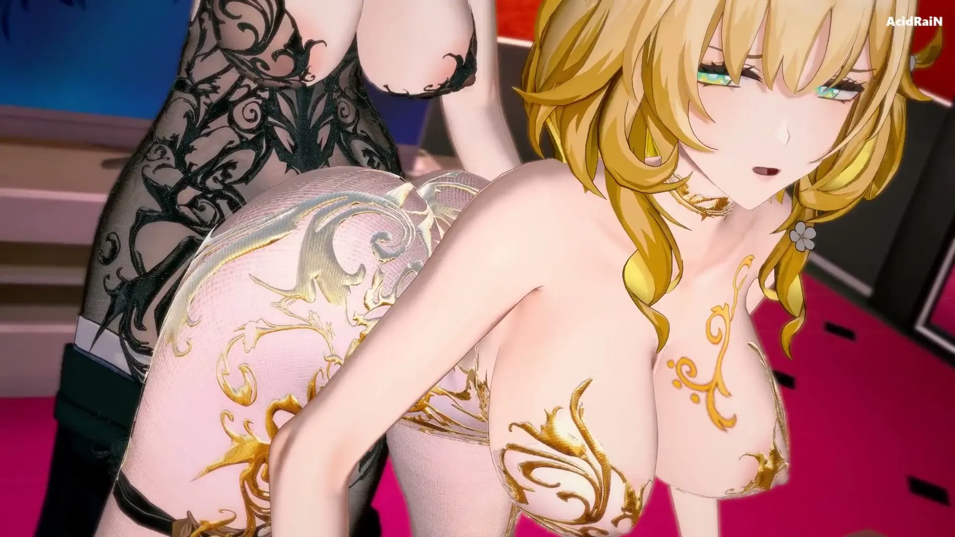 Aglaea x Futa acheron sex video (HSR)