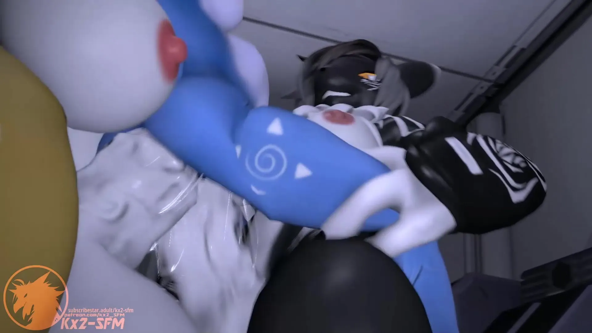【SFM/COMMISION_01】T.Renamons_x_Krystal_Double_Fuck