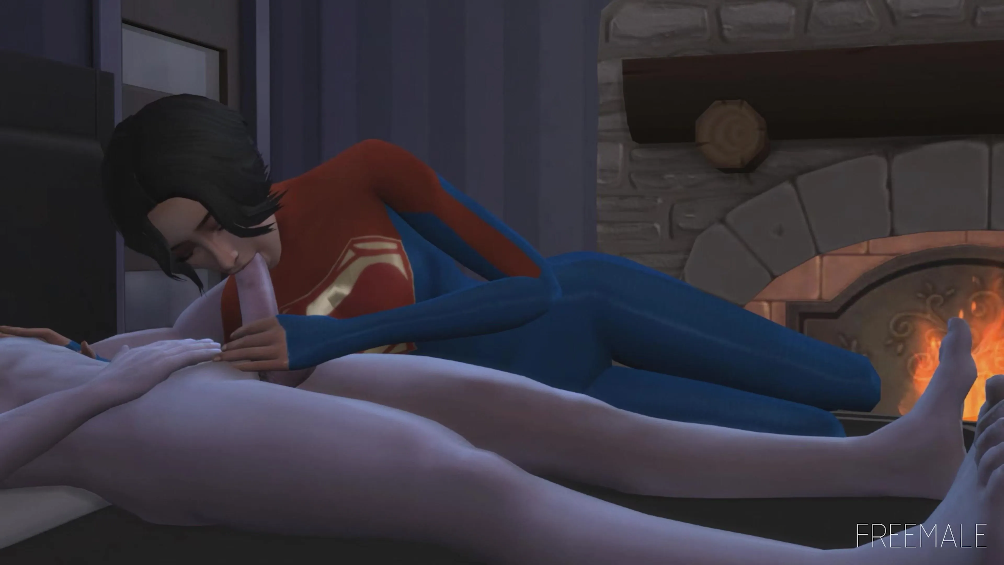 Hot Night with Supergirl (Sasha Calle) 4K
