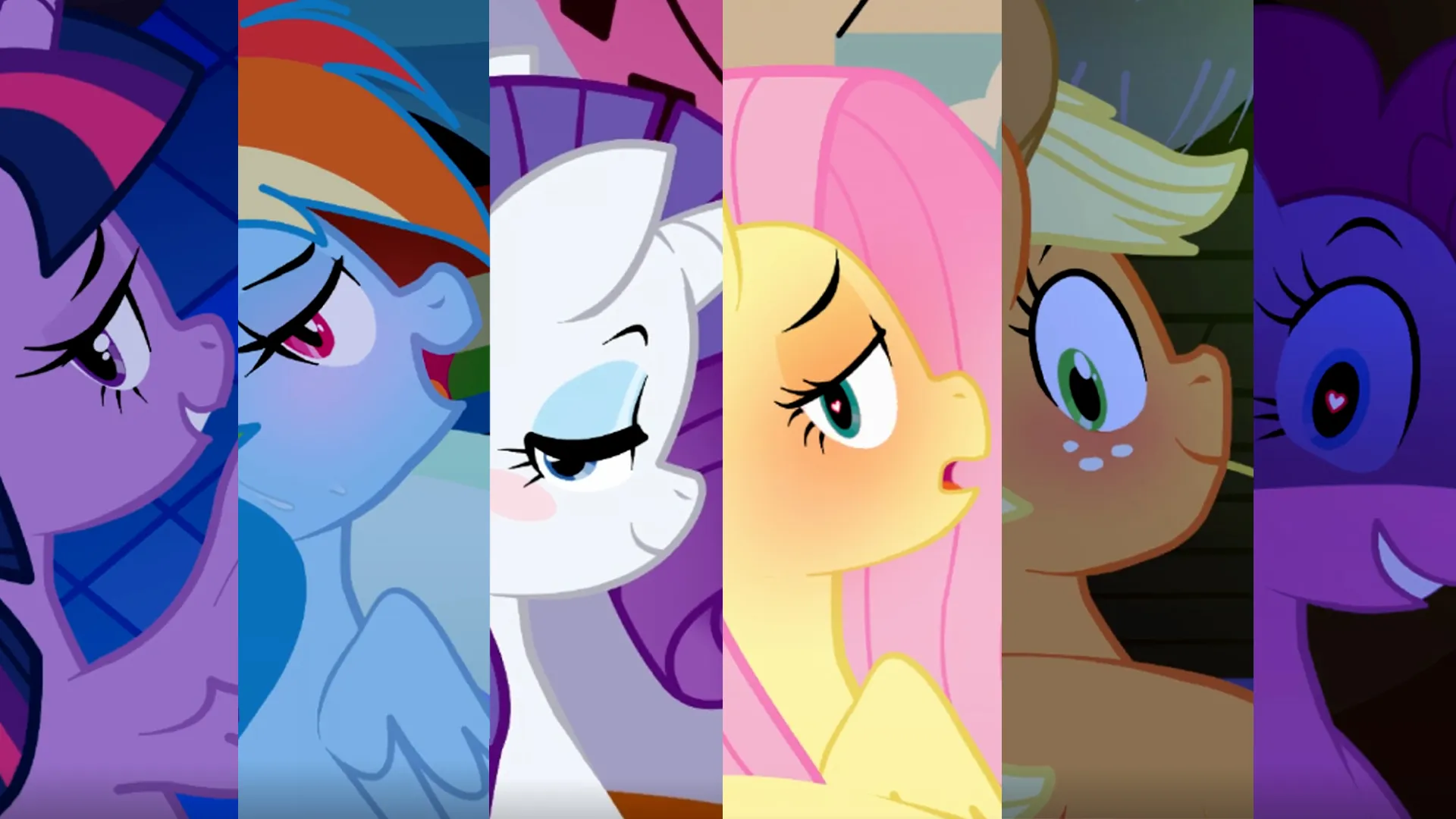 MANE 6 REVERSE COWGIRL COMP [CanaryPrimary]