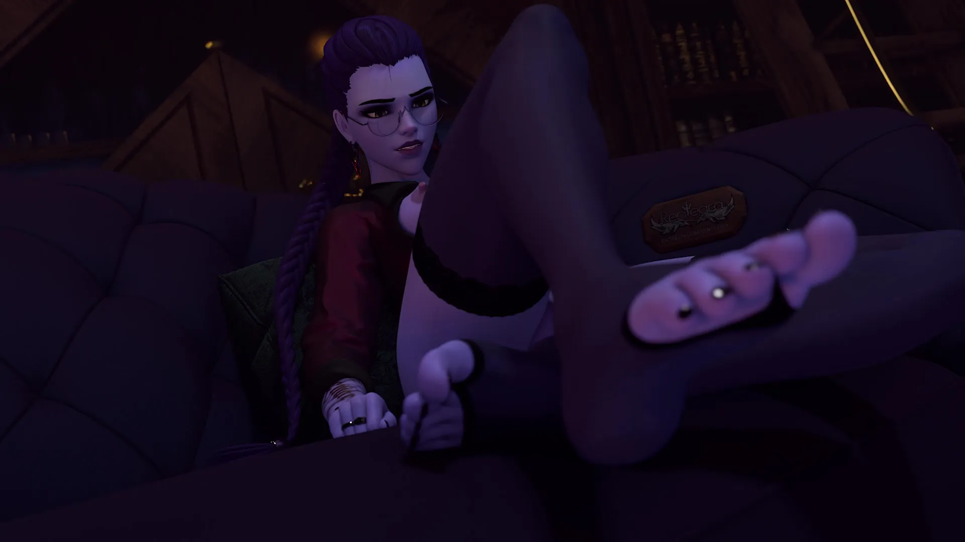 Widowmaker jerk off