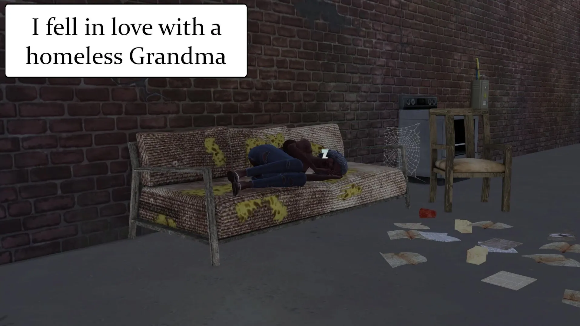I Fell In Love With A Homeless Grandma (Sim Doe)