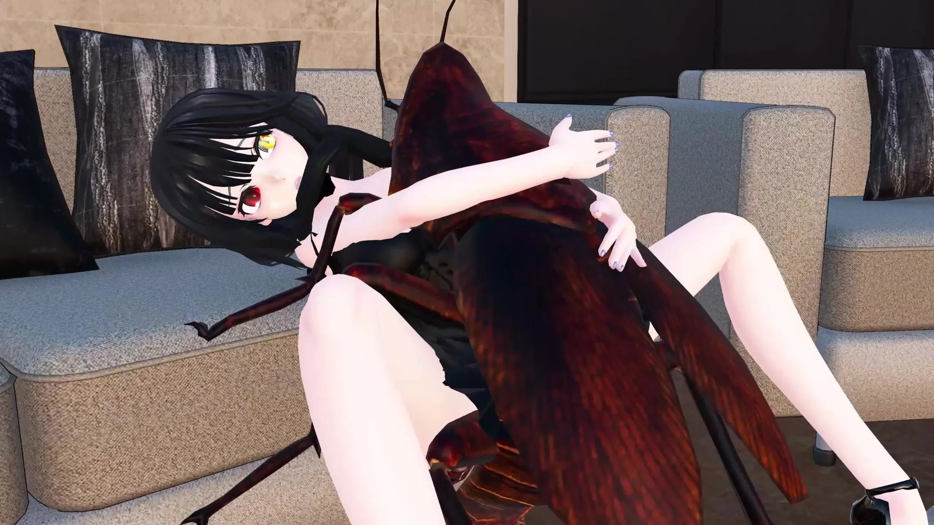 insects & Kurumi sex mmd （part02）