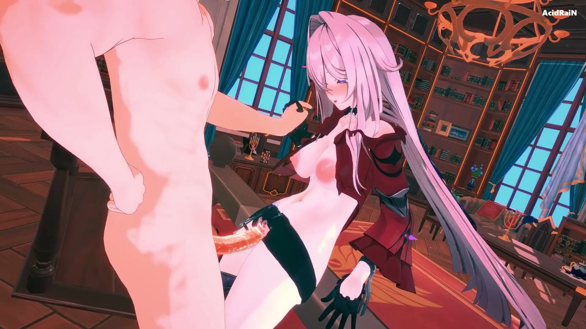 Thelema x Mob video sex (Honkai Impact 3D) NTR