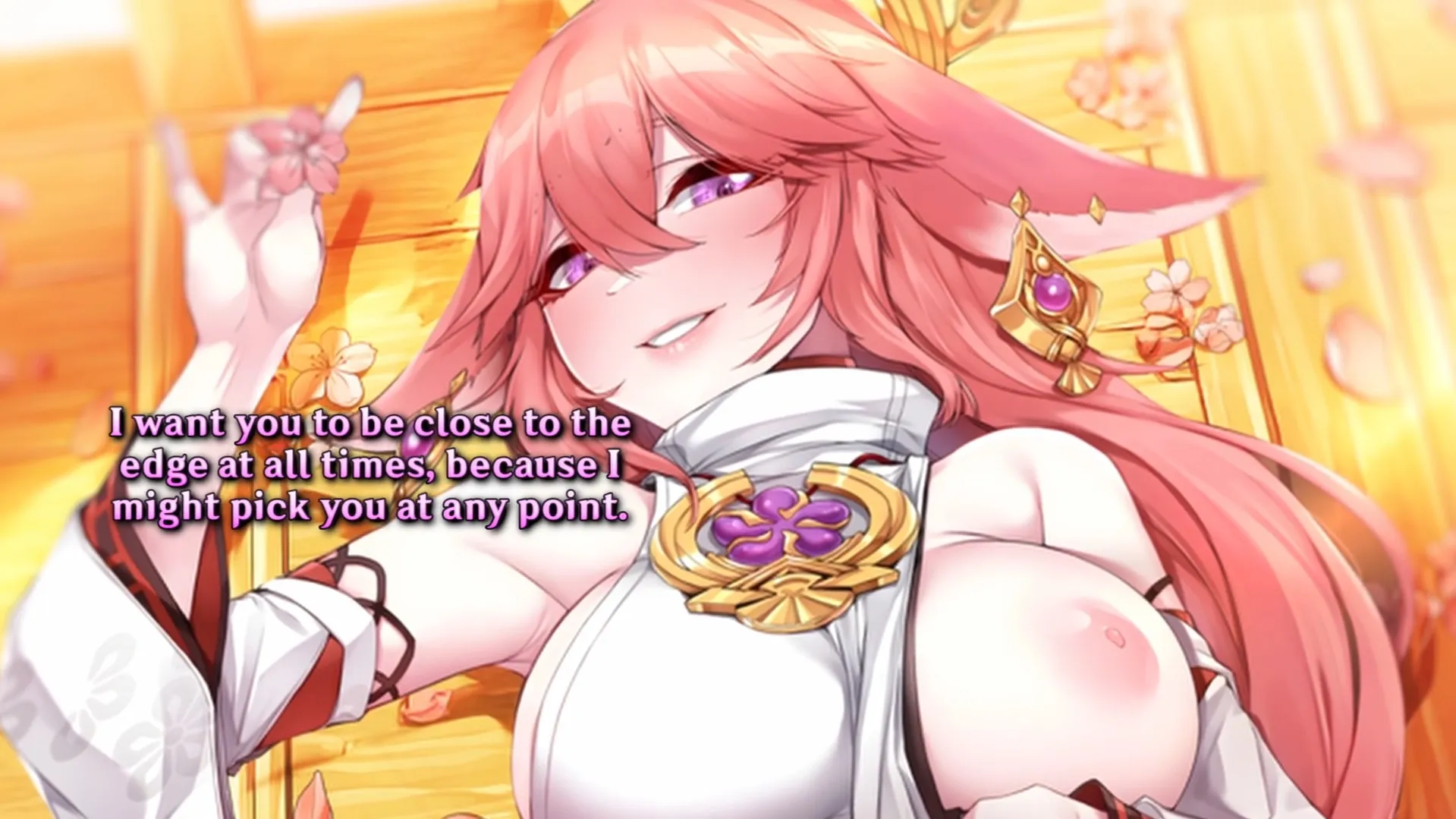 [Animated and Voiced HJOI] Yae's Gangbang - Day 13 (Soft Femdom Multiple Day Series)