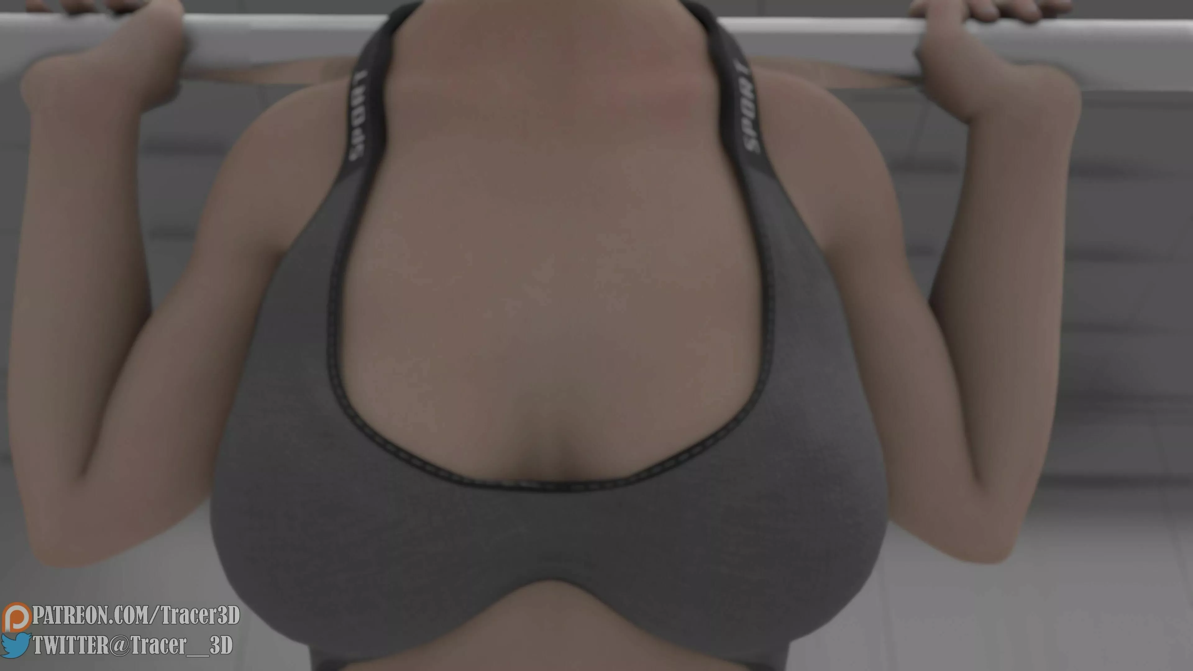 Tifa in the gym 4K 60 FPS